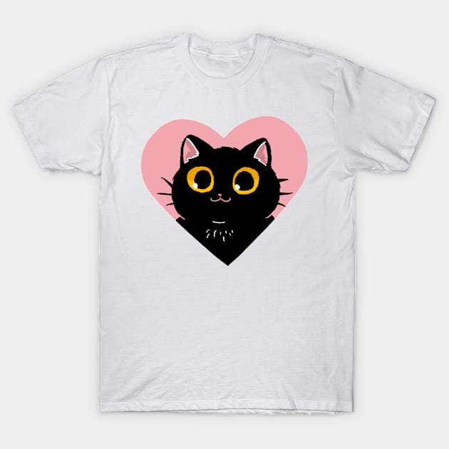 Feline Love T-Shirt by FanFreak